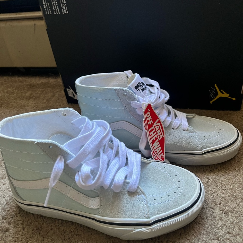 Fresh and Breezy: Light Blue Vans Sk8-Hi